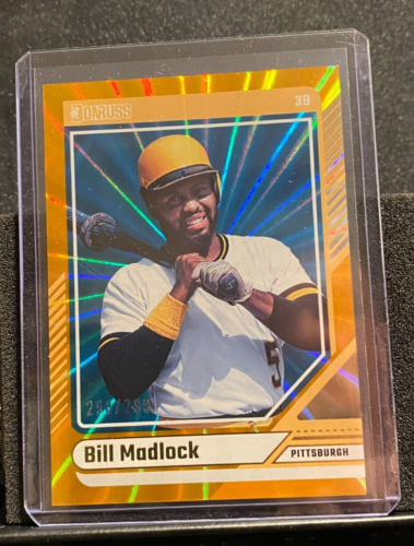 Bill Madlock 2024 Donruss laser arancione #298/299 - Pirati