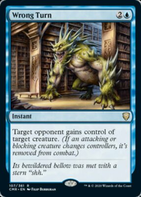 1x Wrong Turn 107/361 Commander Legends Foil (MTG)