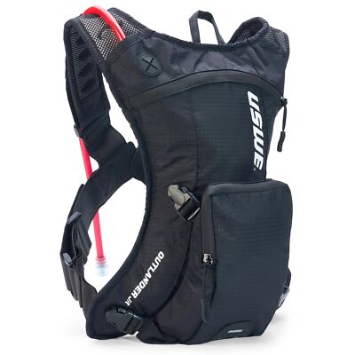 USWE Outlander 3L Small Hydration Pack w/1.5L Bladder Enduro MTB Off Road Black