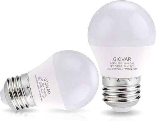 2 PACK Refrigerator Light Bulb LED 40W Waterproof Frigidaire Freezer Switch, NEW