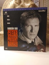 laserdisc - CLEAR AND PRESENT DANGER - THX - 1994 - Harrison Ford, Willem Dafoe