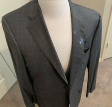 loro Piana Daniel cremieux Wool Suit size 40L hand Made in ITALY