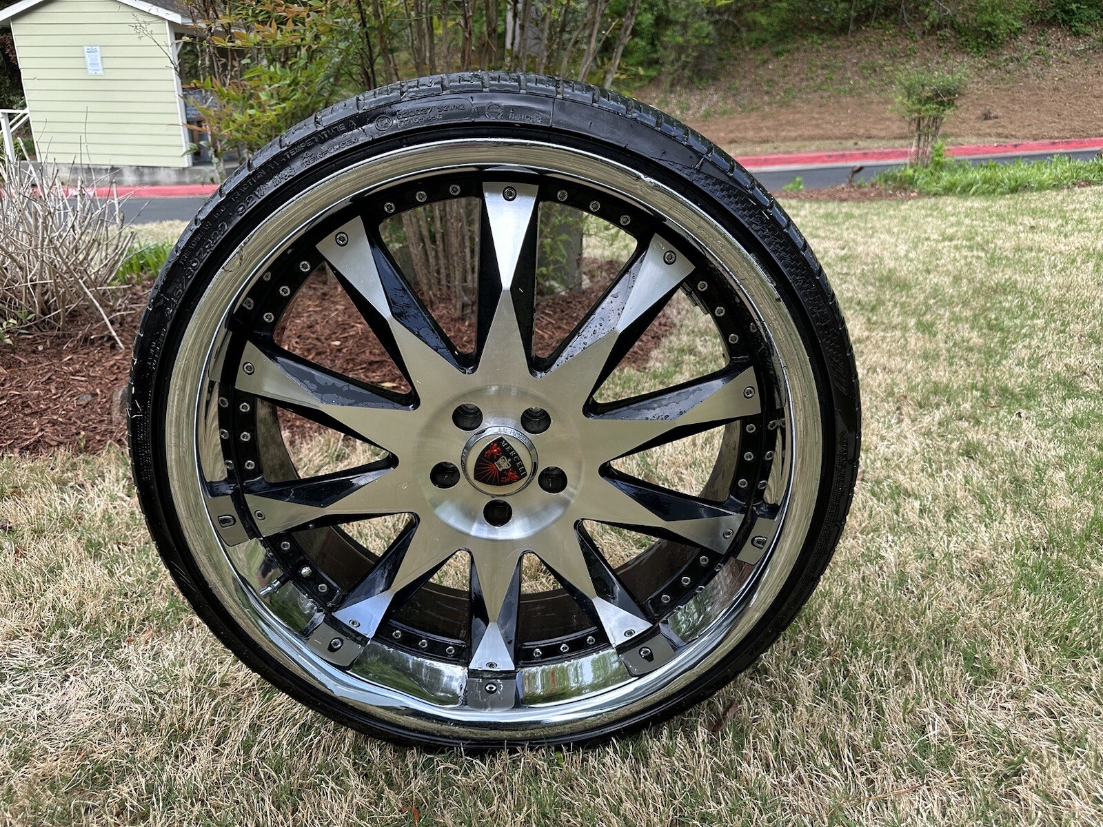 22 inch chrome rims and tires eBay