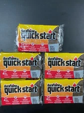 DURAFLAME QUICKSTART FIRE LOG STARTER FIRE LIGHTER (5-4 PACKS=20 TOTAL)FAST SHIP