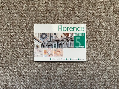 Neu 'Florenz Popout Karte' Zentral & Großflorenz Pisa Locator Karte Bus Karte