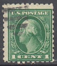 SC#462 - 1c George Washington Single Perf 10 Used (462-10)