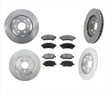 For 2011-2012 VPG MV-1 4.6L Front & Rear Disc Brake Rotors & Ceramic Pads