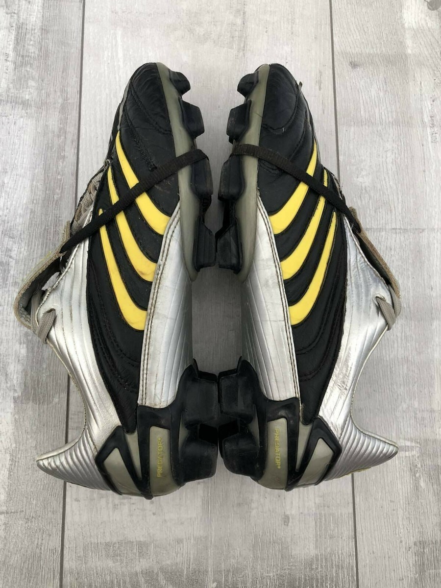 Adidas Predator Absolute FG Football Cleats Black Yellow US9