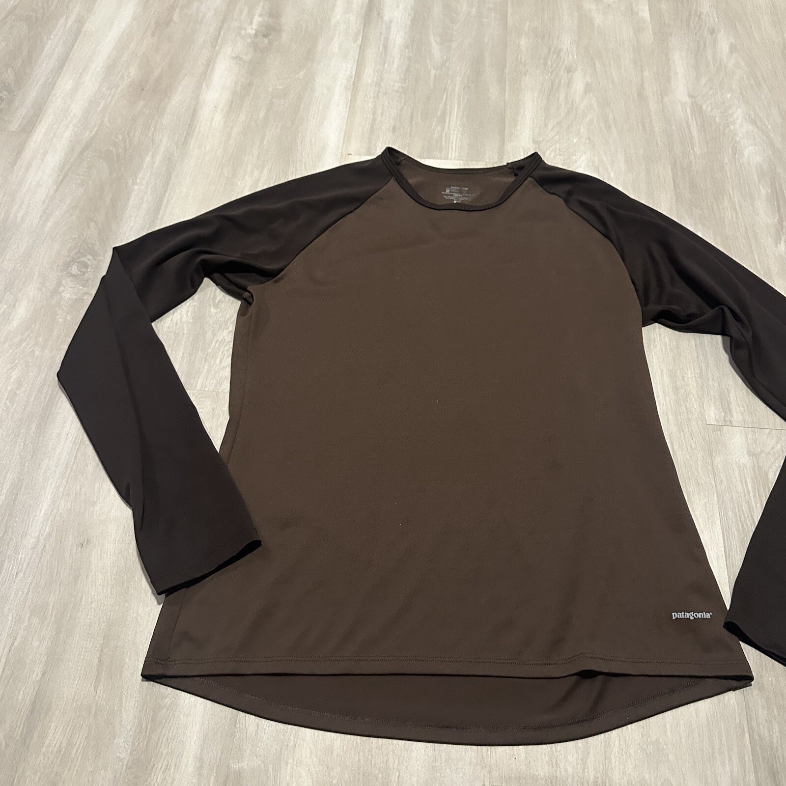 Patagonia Performance Base Layer Brown Two Tone T… - image 1