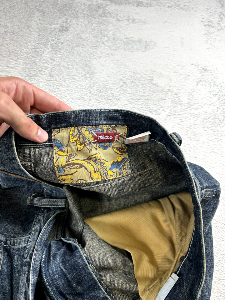 Mecca Vintage Jeans Streetwear Baggy Monogram Drill Men's 38 Size eBay