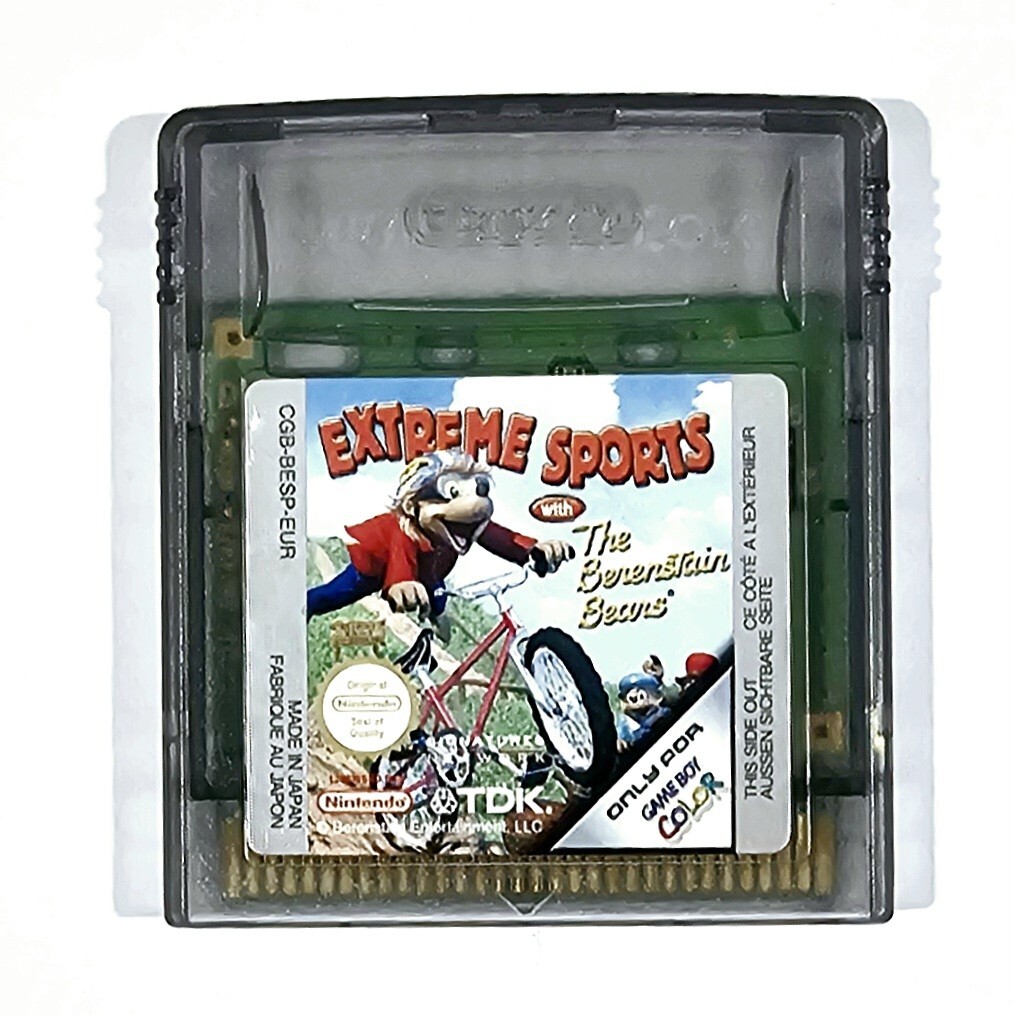 Nintendo Game Boy Color EXTREME SPORTS with THE BERENSTAIN BEARS Skating BMX ...