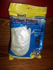 Tetra Carbon Whisper EX30 EX45 EX70 Large Cartridge 2 PACK Power Filter,Cleaning