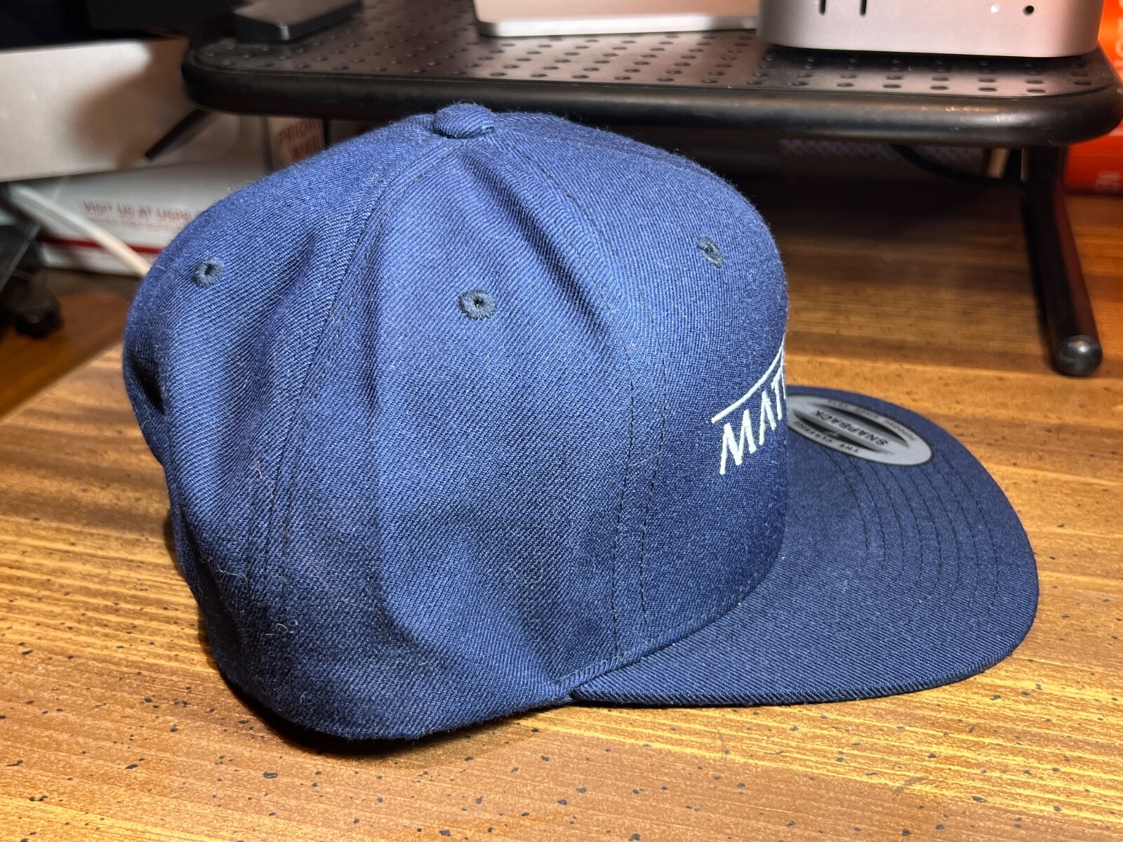 RARE ~ MATTE GREY MODERN ATHLETIC CO. Flat Brim Hat ~ Adjustable ~ BOX SHIPPED image 8