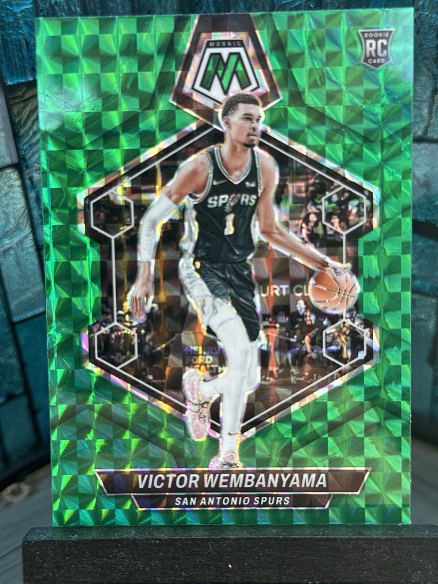 Victor Wembanyama Green Mosaic RC Mosaic 23-24 | eBay