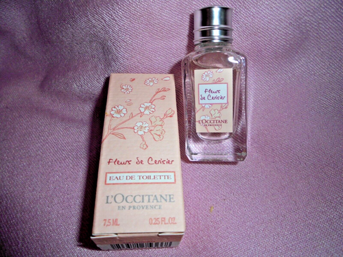 L'Occitane Fleurs de Cerisier Eau de Toilette 7,5 ml Miniatur Kirschblüte OVP