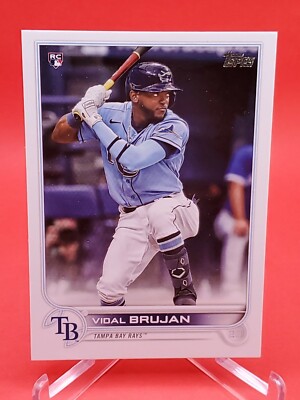 Vidal Brujan 2022 Topps Series 1 RC #25 Advanced Stats Variation 173/300 TB Rays