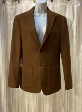 Tommy Hilfiger Women  s Brown Blazer Size  Small  Big Front Pockets See Pics