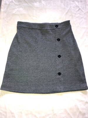 Damen Rock mit Knöpfe vorne  Stretch gr L 40  NEU