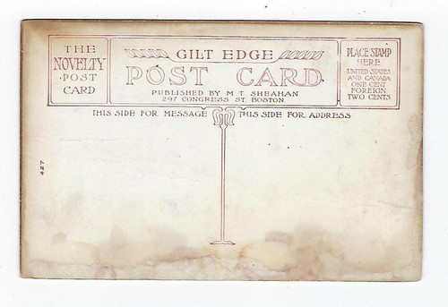 Vintage Early 1900's Postcard "Nobody Loves a Poor Fellow" Humorous - Picture 2 of 2