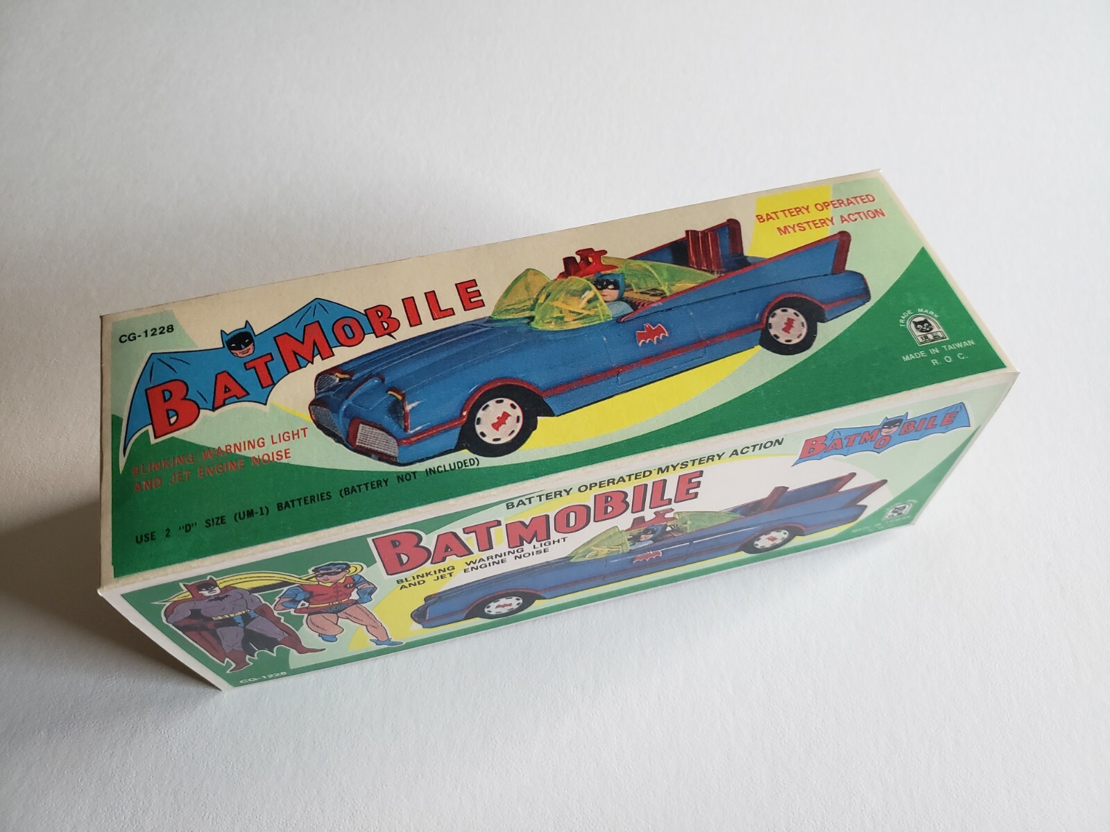Batman Batmobile Empty Box for Battery Operated Toy CG-1228 Cein | eBay