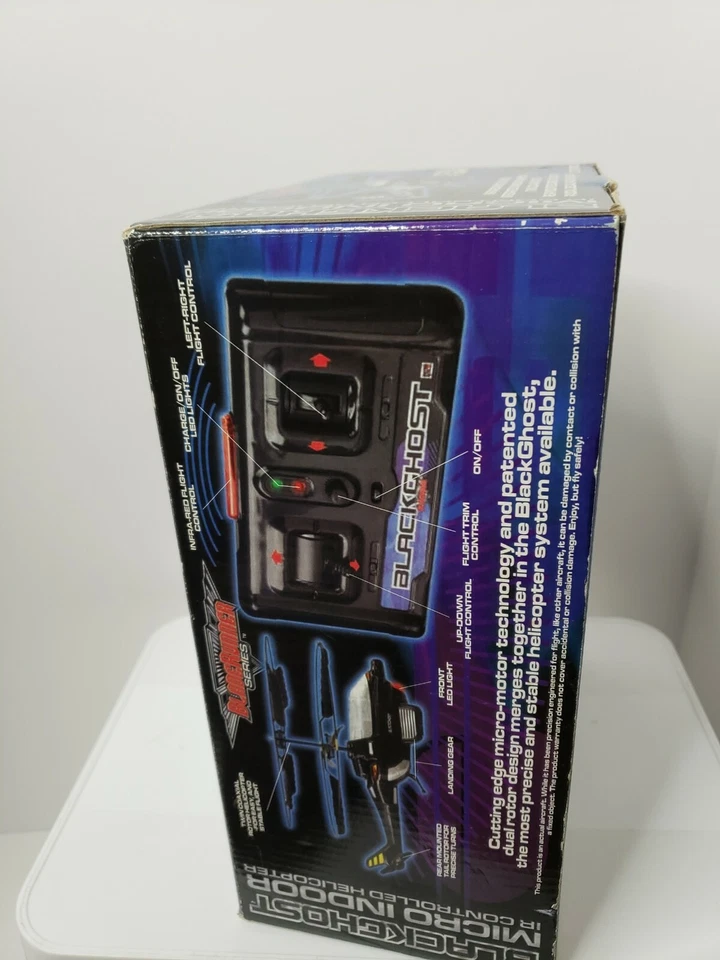 Black ghost Micro Indoor IR Controlled Helicopter Blade Runner Series Rare - Image 3 of 4