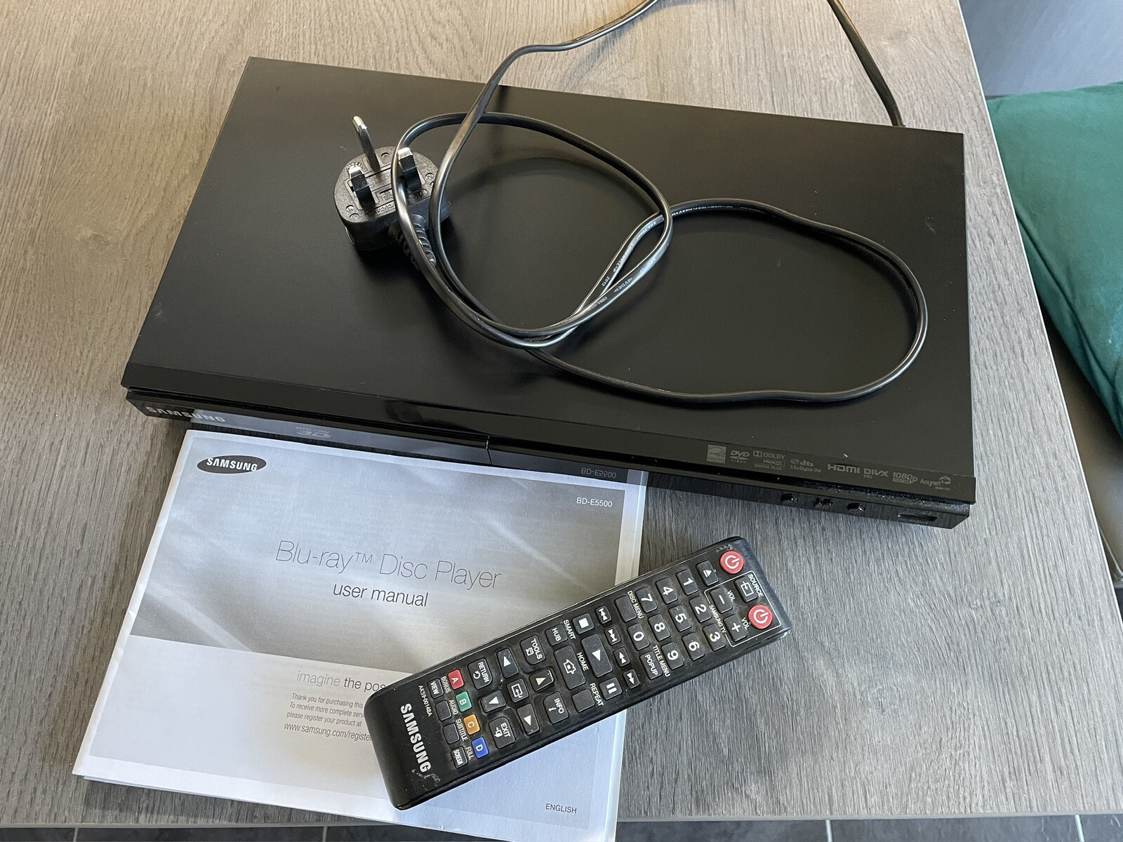 Samsung BD5500 Bluray Disc Player complete With Remote eBay