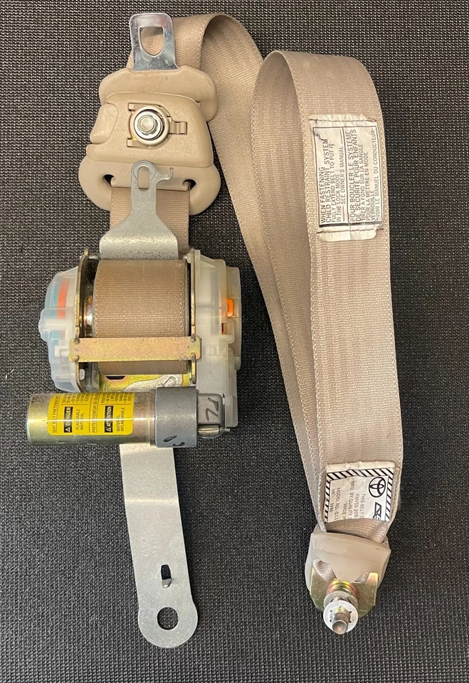 Toyota Avalon 1998 1999 cinturón de seguridad lateral derecho pasajero delantero retractor OEM Foto 3 de 4