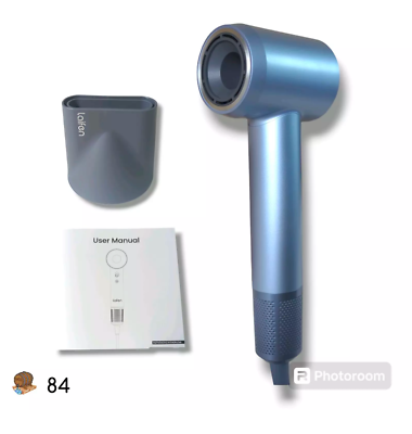 Laifen Swift High Speed Hair Dryer Blue Ionic Blow Dryer w Diffuser with Box Laifen Royal Blue Gift Box Premium Hair Dryer Gifting  main image 4