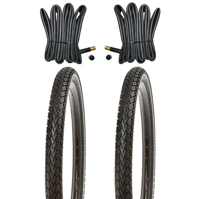 2x Fahrradreifen Pannensicherer 26x1.95 50-559 K-Protect Reflex 2x Schlauch AV