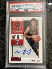 2018-19 Contenders Trae Young Rookie AUTO PSA 10 Variation Ticket Gem Mint