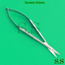 Snip-Eze Easy-Squeeze Scissors 4-3/4" Sewing Embroidery (Curved)