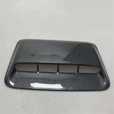 Air Flow Scoop Hood Intake Vent Bonnet Trim Cover Car Decorative Glossy Black