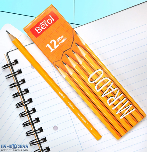 Berol Mirado 12 pack of Office Pencils- 2 Grades Available - Picture 4 of 4