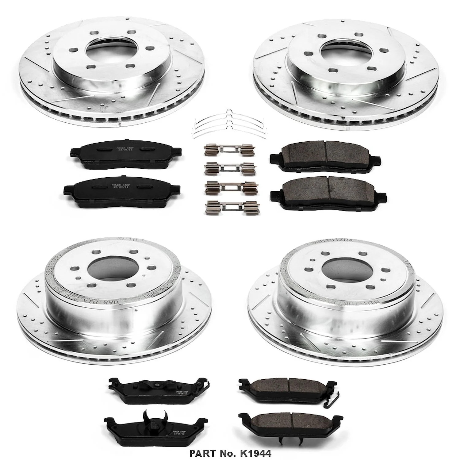 Power Stop K1944 High Performance Brake Upgrade Kit
