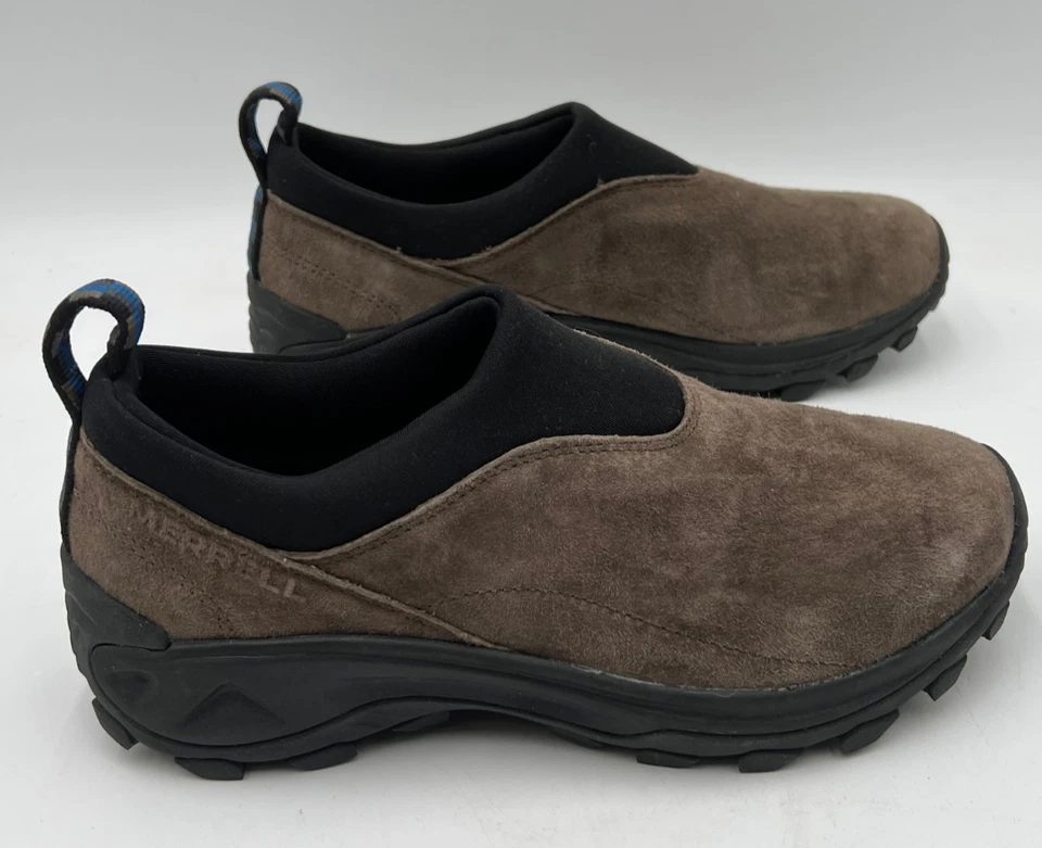 Merrell Men's Winter Moc 3 Slip-On Shoes Waterproof Suede Leather Size 7 - Image 4 of 4