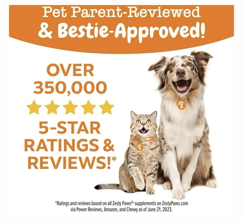 Zesty Paws Dogs Cats Multivitamin Snacks 90 Tablets Support Joint Immune Enhance - Bild 8 von 10