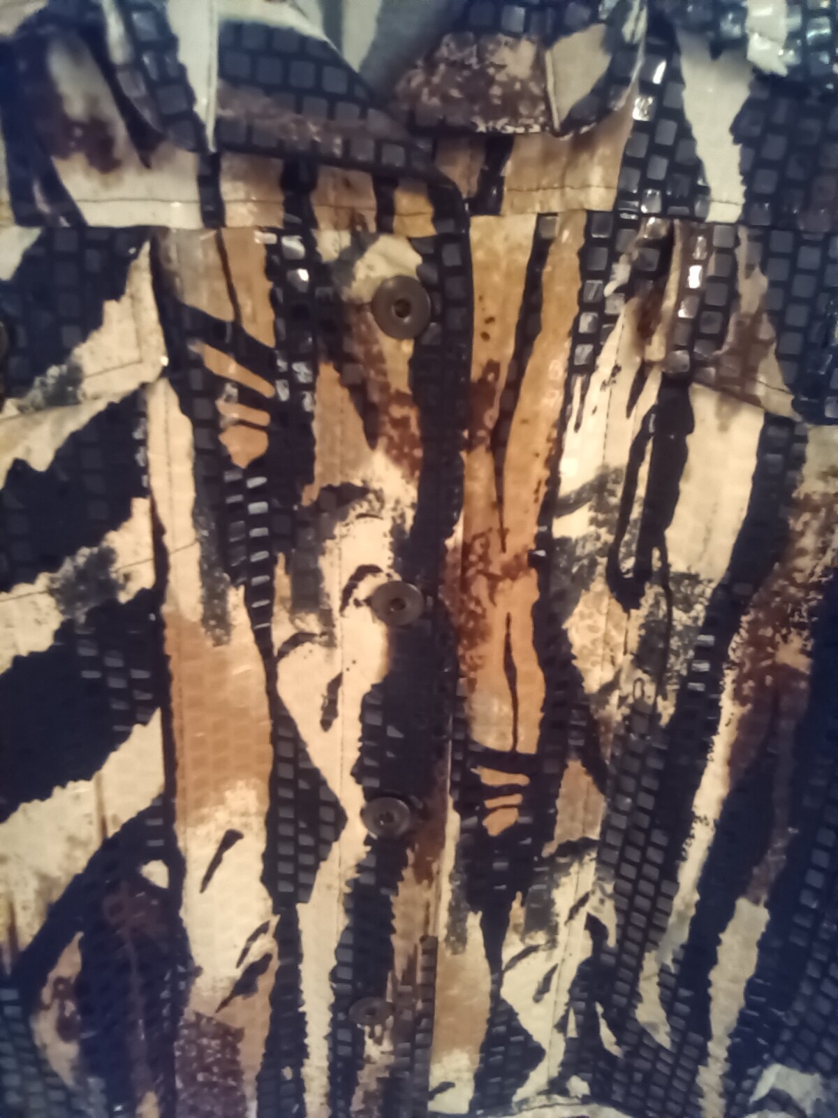 Notations PXL multicolor jacket polyester spandex… - image 4