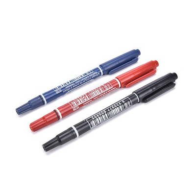 Permanent Marker Pen Twin Tips Doubled Headed Hook Line For CD DVD Media Dis$ ON