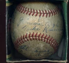 1930's Chicago White Sox Team Signed Baseball 20 Signatures