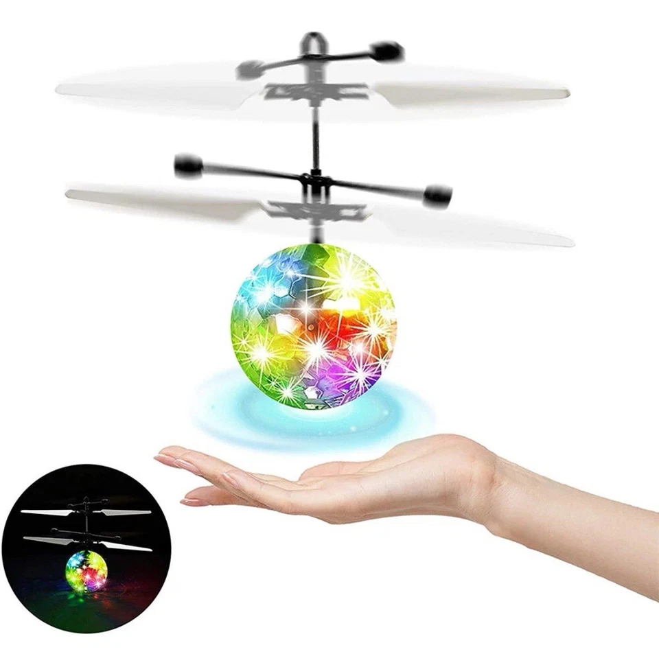 Toys for Boys Flying Ball LED 3 4 5 6 7 8 9 10 11 Year Old Kids Birthday Gifts - Image 2 of 4