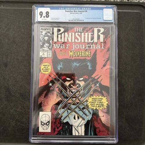 The Punisher War Journal #6 (Marvel Comics June 1989) CGC-Grade 9.8