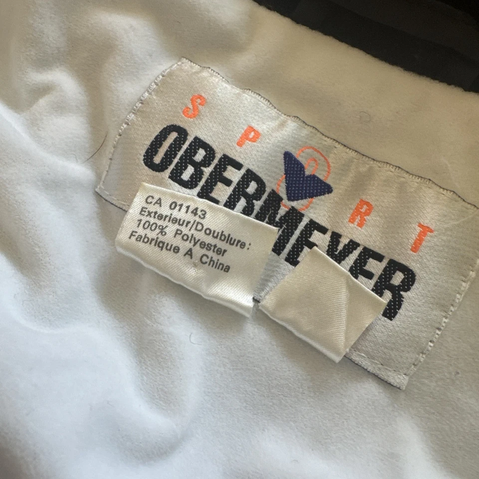 Vintage Obermeyer Sport Snow Suit Mens M Purple One Piece Ski 80s 90s Flightsuit - Image 3 of 4