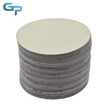 100 Pack 6" Disc Hook Loop Pads Sanding Discs Flocking NO-Hole 120 Grit 0.19 per gallon