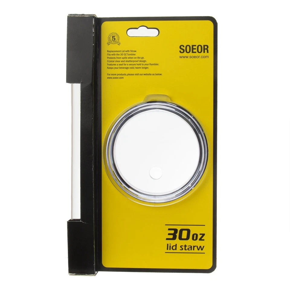 Tapa a prueba de derrames con pajita para 30 OZ Rambler, vaso Foto 2 de 4