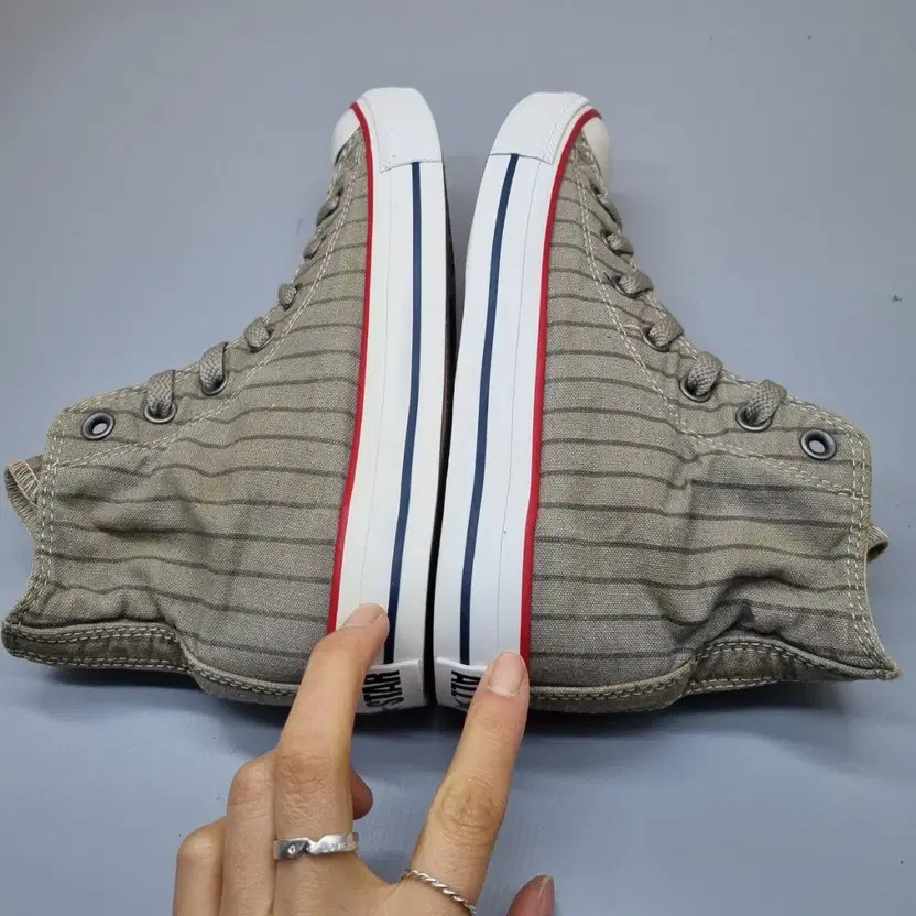 Converse Gray Sprites High Top Sneakers Size 240 thumbnail 3