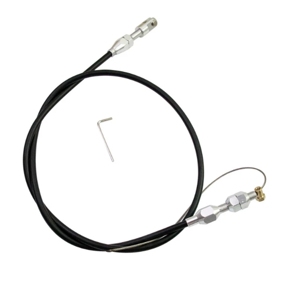 36" Black Adjustable Auto Modified Throttle Cable Accelerator Cable Universal - Image 4 of 4