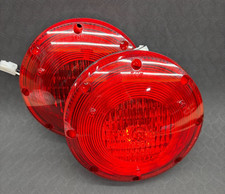 Lot of 2x Transportation South 1080-1108-13 Replacement Warning Lamp Red Thomas