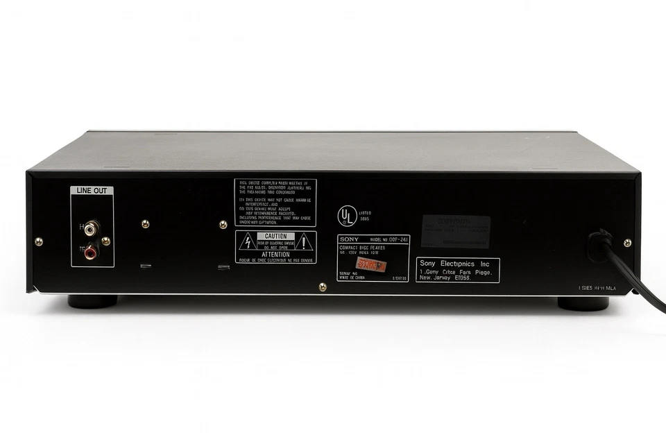 Reproductor de CD de disco compacto único Sony CDP-261 probado de alta densidad funciona Foto 3 de 3