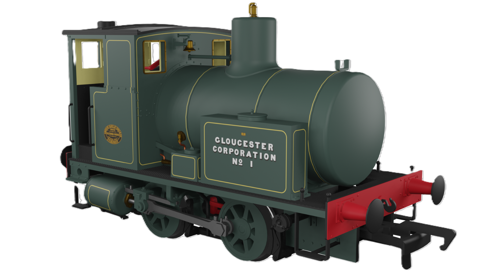 Rapido 965508 Andrew Barclay Fireless 0-4-0 Gloucester - DCC SOUND - OO GAUGE