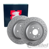 2X Jp Group Bremsscheiben Ø330Mm Gelocht/Innenbel. Hinten Bremsen
